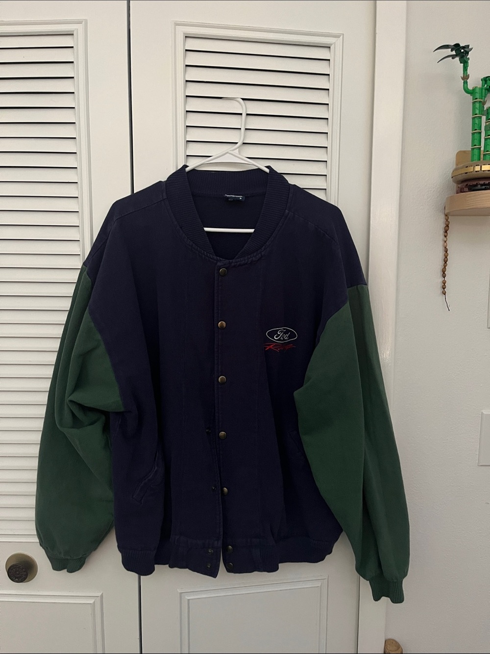 vintage colorblock jacket